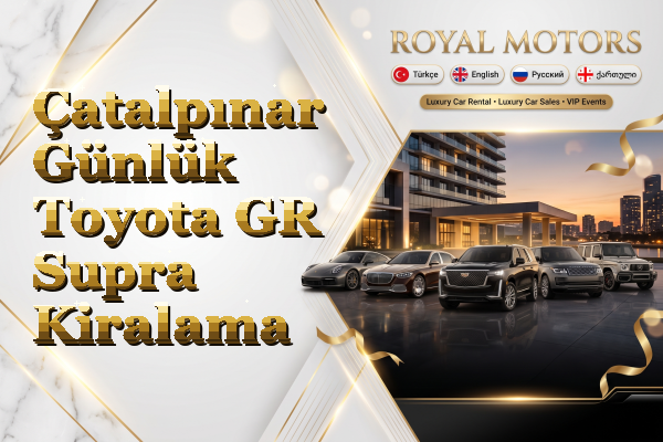 Çatalpınar Günlük Toyota GR Supra Kiralama