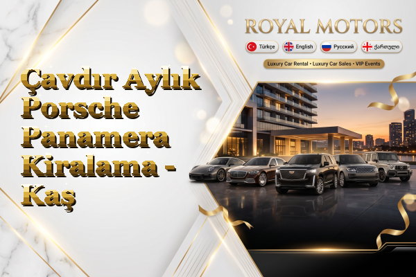 Çavdır Aylık Porsche Panamera Kiralama - Kaş