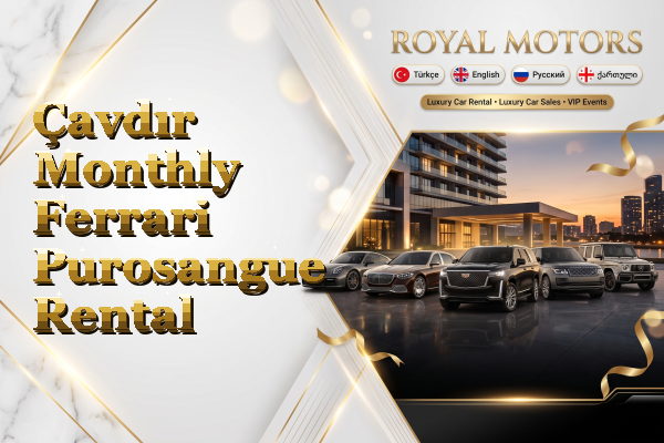 Çavdır Monthly Ferrari Purosangue Rental