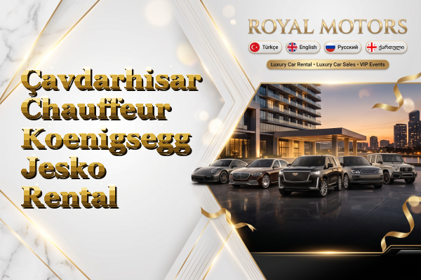 Çavdarhisar Chauffeur Koenigsegg Jesko Rental