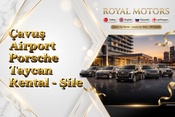 Çavuş Airport Porsche Taycan Rental - Şile