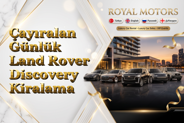 Çayıralan Günlük Land Rover Discovery Kiralama