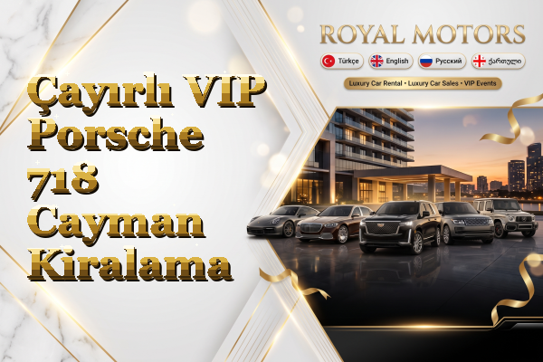 Çayırlı VIP Porsche 718 Cayman Kiralama