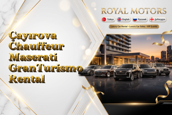 Çayırova Chauffeur Maserati GranTurismo Rental