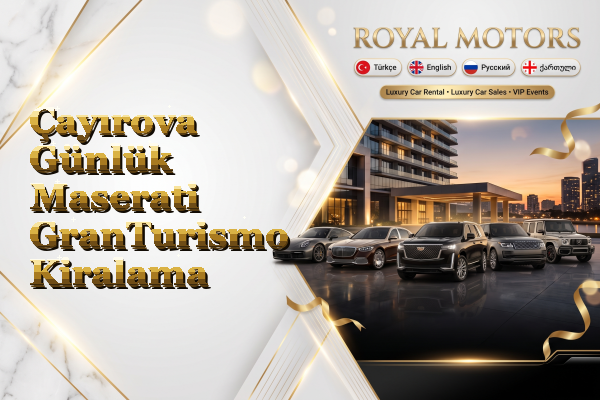 Çayırova Günlük Maserati GranTurismo Kiralama