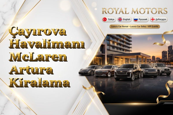Çayırova Havalimanı McLaren Artura Kiralama