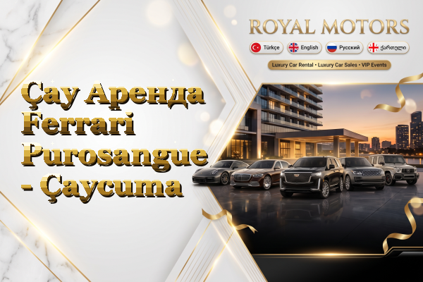 Çay Аренда Ferrari Purosangue - Çaycuma