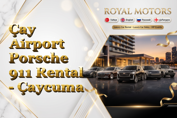 Çay Airport Porsche 911 Rental - Çaycuma