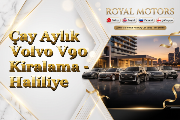 Çay Aylık Volvo V90 Kiralama - Haliliye