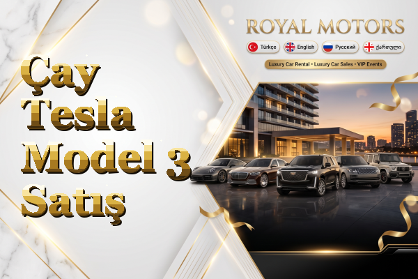 Çay Tesla Model 3 Satış