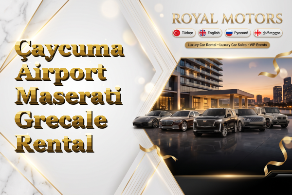 Çaycuma Airport Maserati Grecale Rental