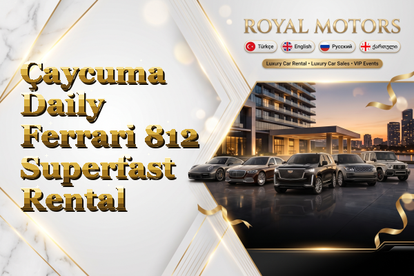 Çaycuma Daily Ferrari 812 Superfast Rental