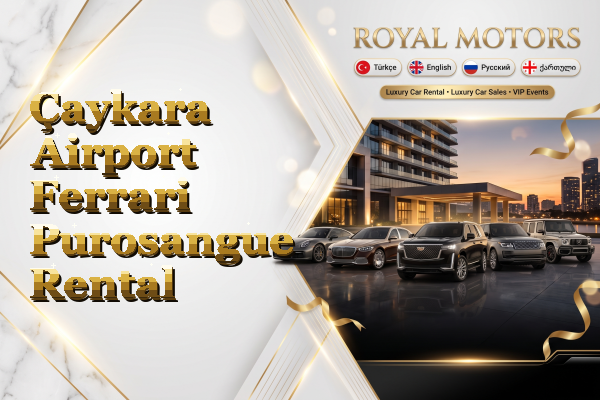 Çaykara Airport Ferrari Purosangue Rental
