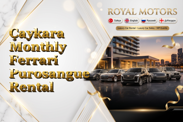Çaykara Monthly Ferrari Purosangue Rental