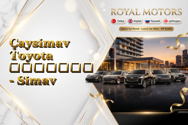 Çaysimav Toyota გაყიდვა - Simav