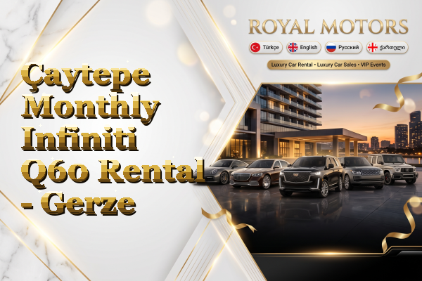 Çaytepe Monthly Infiniti Q60 Rental - Gerze