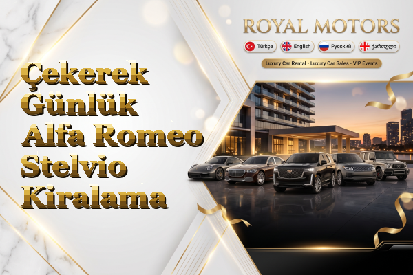 Çekerek Günlük Alfa Romeo Stelvio Kiralama