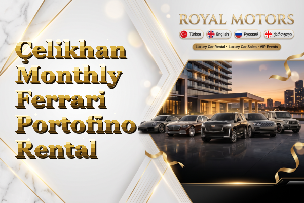 Çelikhan Monthly Ferrari Portofino Rental