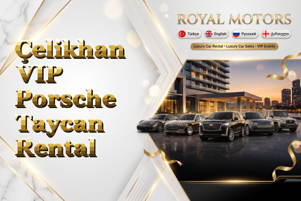 Çelikhan VIP Porsche Taycan Rental