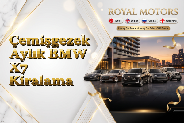 Çemişgezek Aylık BMW X7 Kiralama