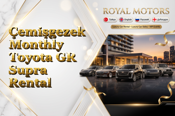 Çemişgezek Monthly Toyota GR Supra Rental