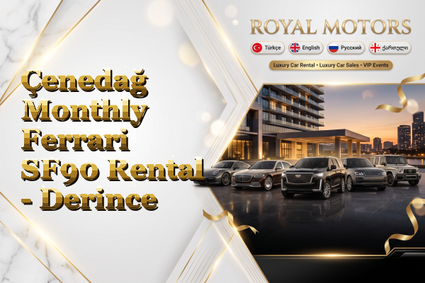 Çenedağ Monthly Ferrari SF90 Rental - Derince