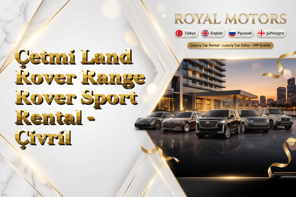 Çetmi Land Rover Range Rover Sport Rental - Çivril