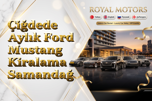 Çiğdede Aylık Ford Mustang Kiralama - Samandağ