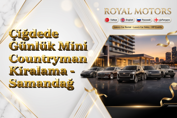 Çiğdede Günlük Mini Countryman Kiralama - Samandağ