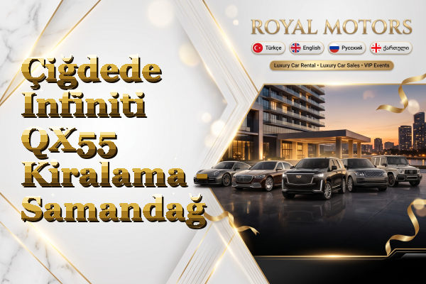 Çiğdede Infiniti QX55 Kiralama - Samandağ