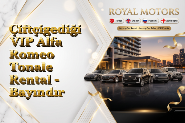 Çiftçigediği VIP Alfa Romeo Tonale Rental - Bayındır