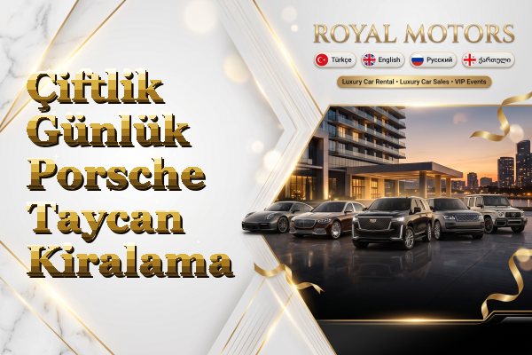 Çiftlik Günlük Porsche Taycan Kiralama