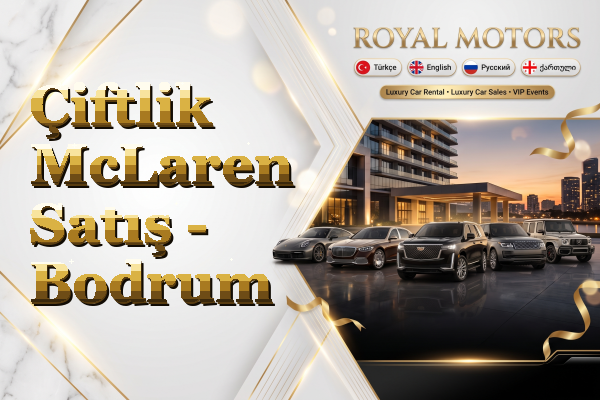 Çiftlik McLaren Satış - Bodrum