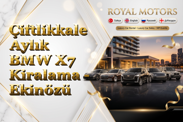 Çiftlikkale Aylık BMW X7 Kiralama - Ekinözü
