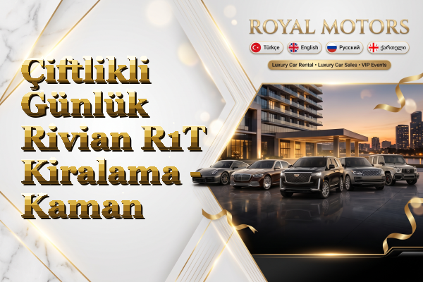Çiftlikli Günlük Rivian R1T Kiralama - Kaman