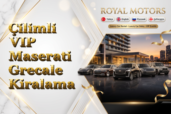 Çilimli VIP Maserati Grecale Kiralama