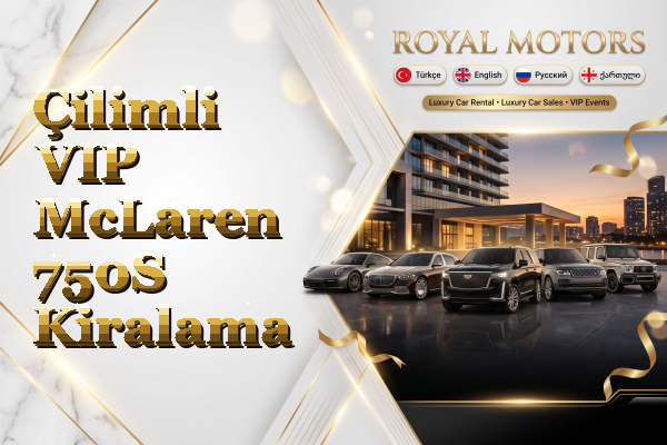 Çilimli VIP McLaren 750S Kiralama