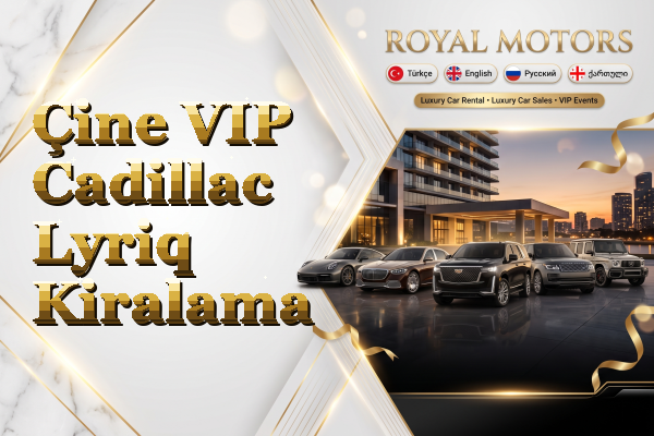 Çine VIP Cadillac Lyriq Kiralama