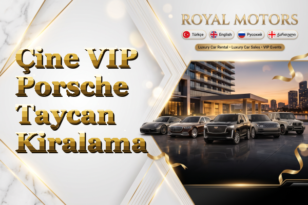 Çine VIP Porsche Taycan Kiralama