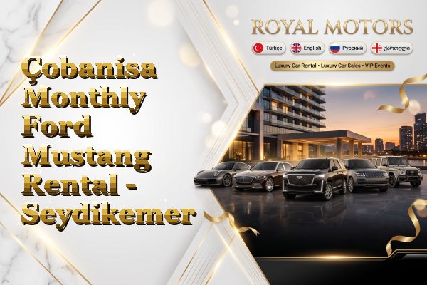 Çobanisa Monthly Ford Mustang Rental - Seydikemer