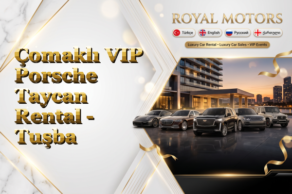 Çomaklı VIP Porsche Taycan Rental - Tuşba