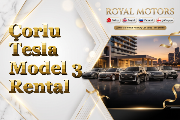Çorlu Tesla Model 3 Rental