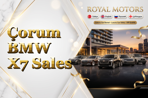 Çorum BMW X7 Sales