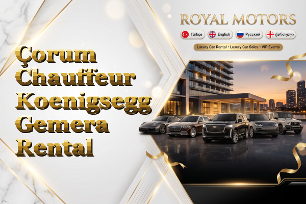 Çorum Chauffeur Koenigsegg Gemera Rental