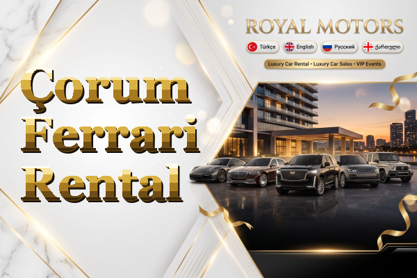 Çorum Ferrari Rental