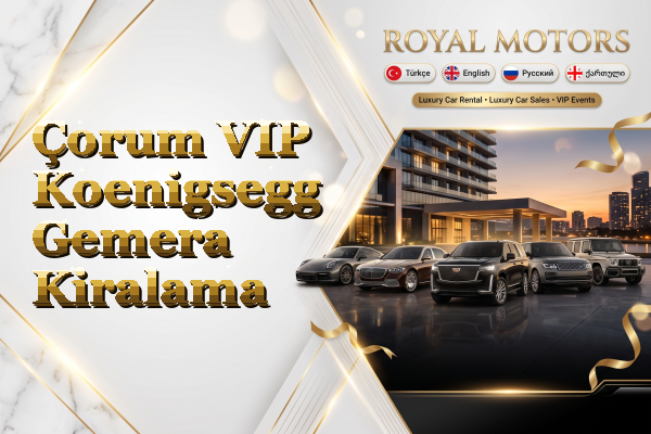 Çorum VIP Koenigsegg Gemera Kiralama