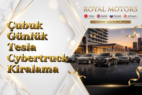 Çubuk Günlük Tesla Cybertruck Kiralama