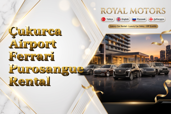 Çukurca Airport Ferrari Purosangue Rental
