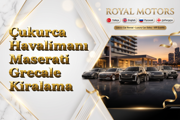 Çukurca Havalimanı Maserati Grecale Kiralama