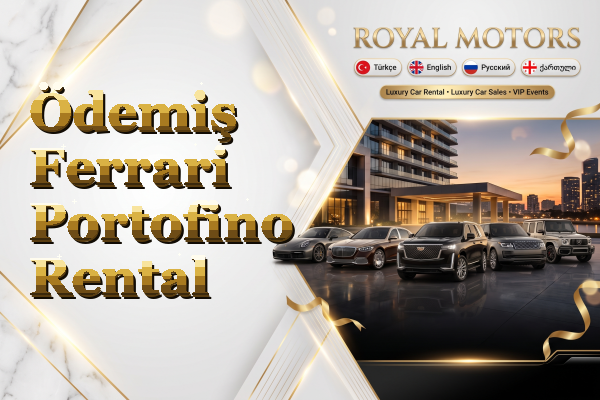 Ödemiş Ferrari Portofino Rental